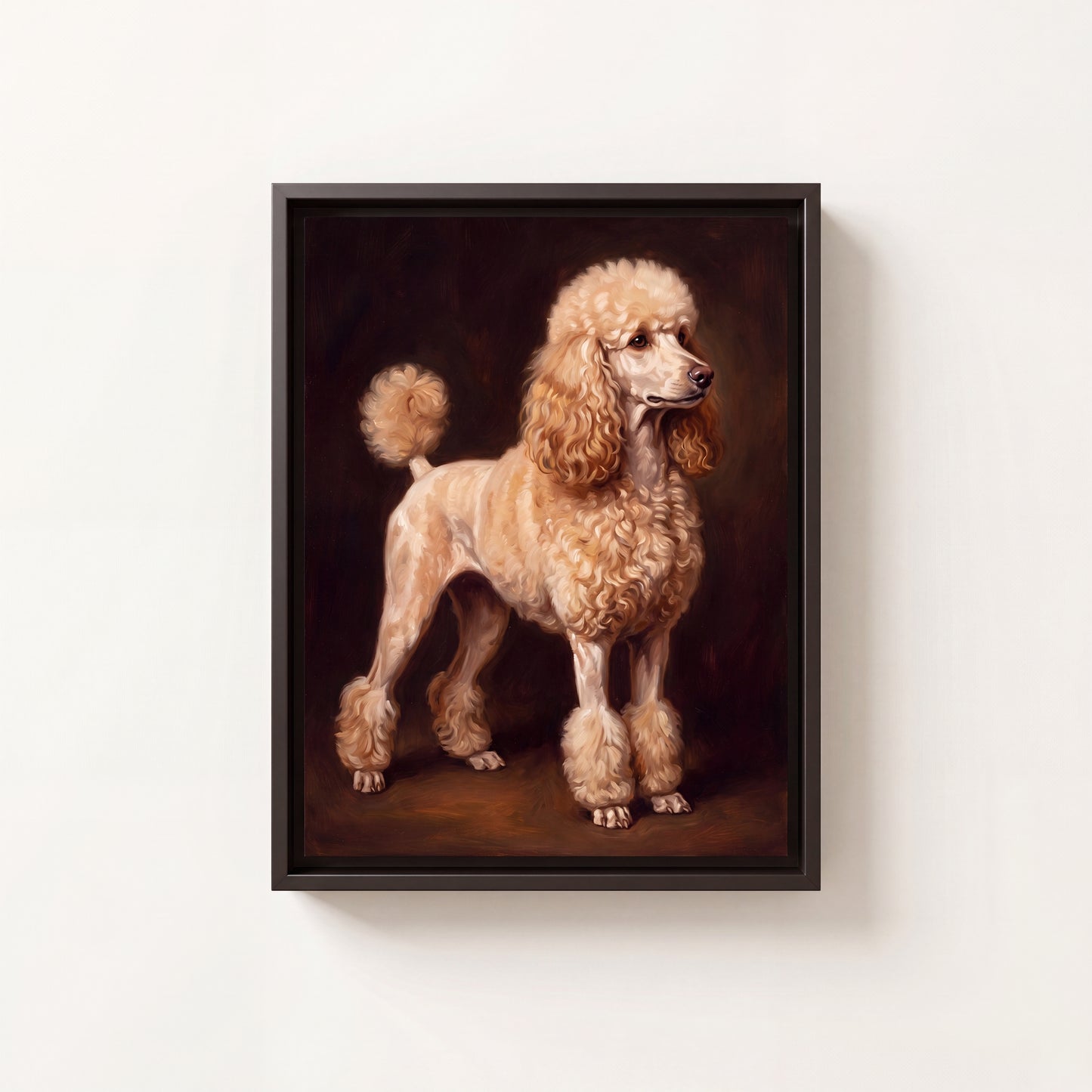 Custom Hand-Painted Pet Portrait - Classic Realism Oil on Canvas